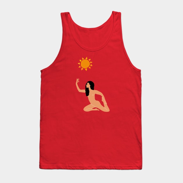 Sunny Yoga Tank Top by grafart